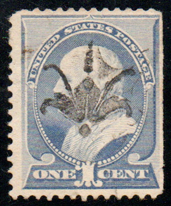 MALACK 212 F/VF, well struck dragonfly cancel, nice color! v2610