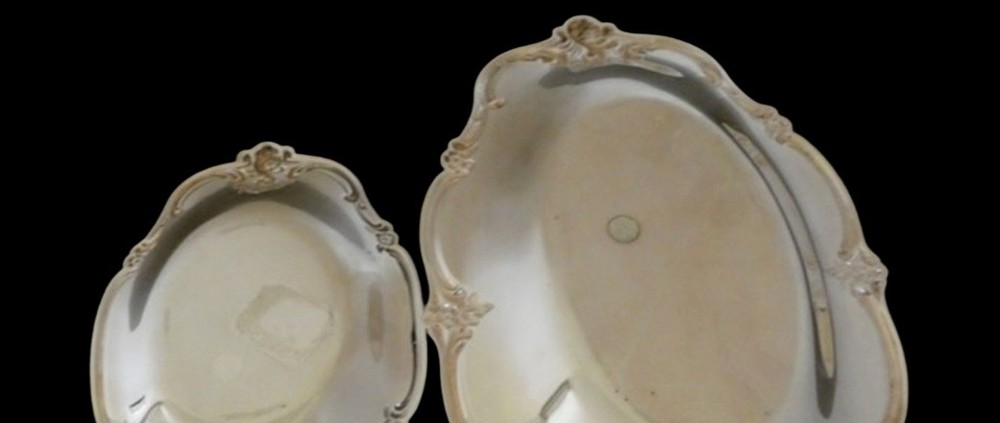 Two Silver Plater Trays