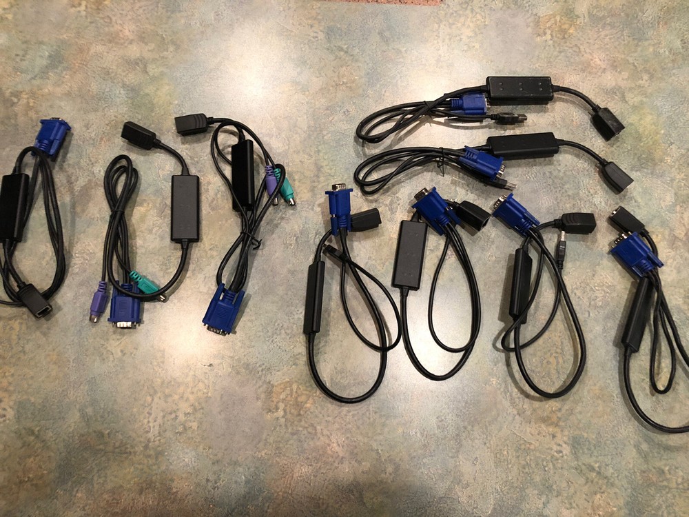 DELL System Interface Pod Cable Lot Of 9