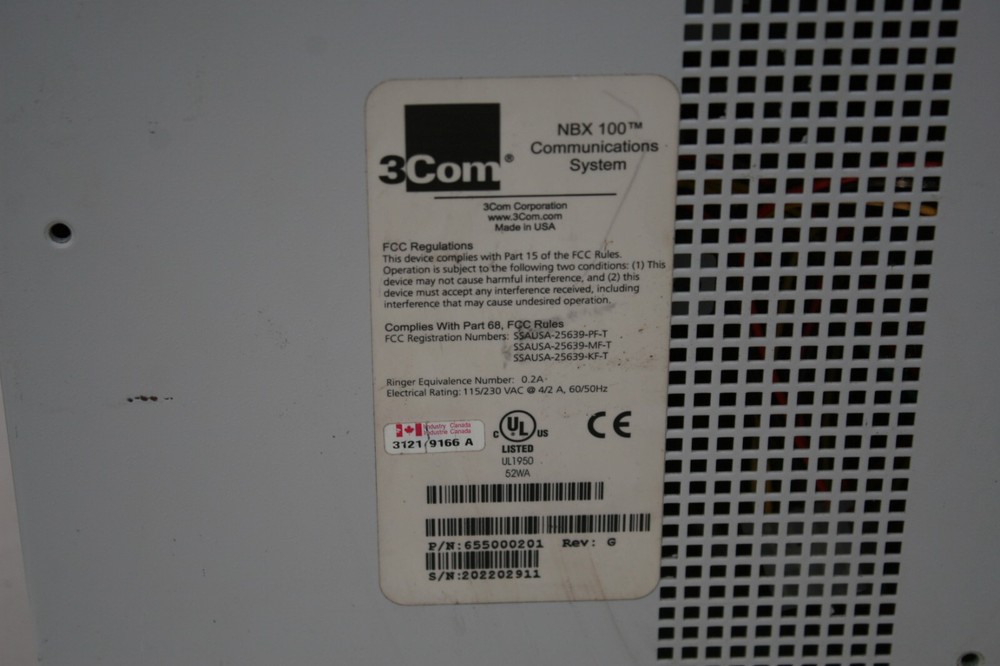 3Com NBX 100 Communications System