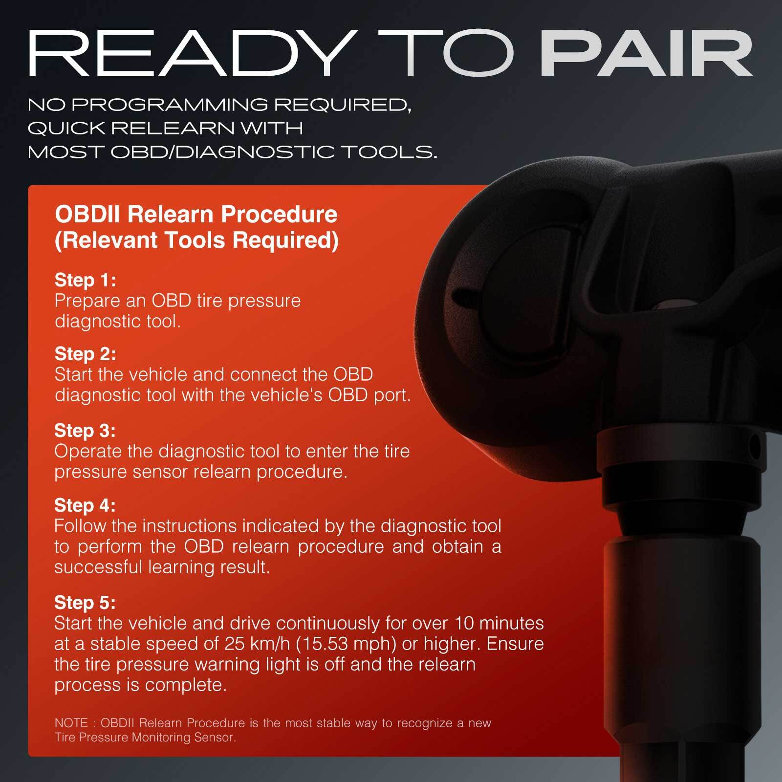 4x 315 MHz TPMS Tire Pressure Monitoring Sensor for Chevy Silverado GMC Sierra