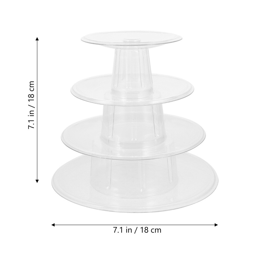 Cupcake Tower Macaron Display Stand Tree Holder Stand Round Cake Carrier Set
