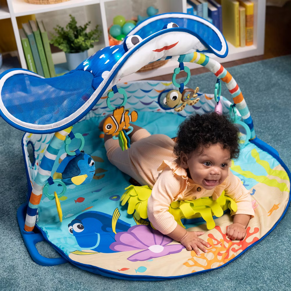 Disney Baby Finding Nemo Mr. Ray Ocean Lights Activity Gym
