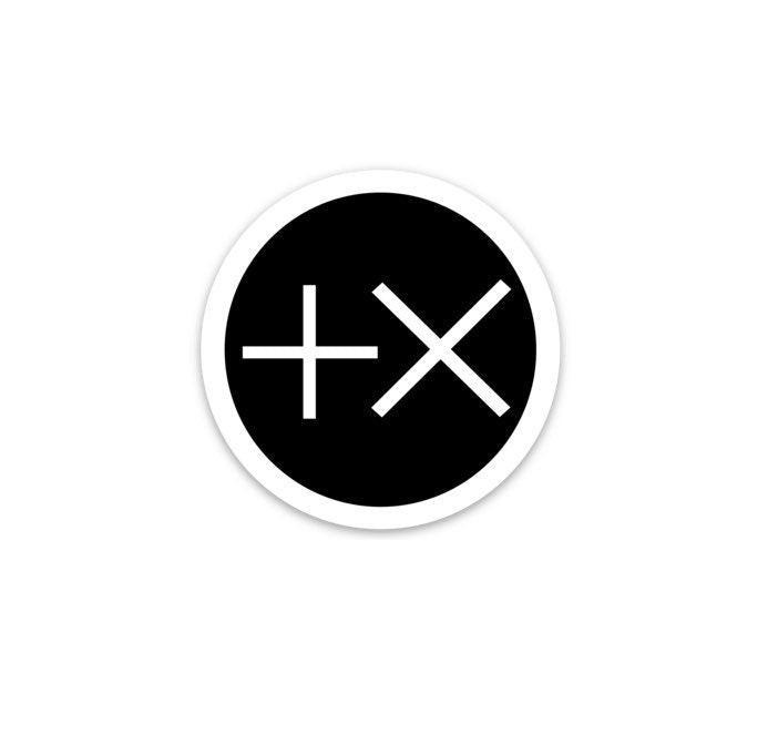 Positive Times (+x) Sticker