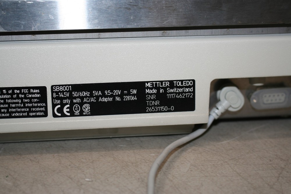 Mettler Toledo SB8001 Platform Precision Scale Balance