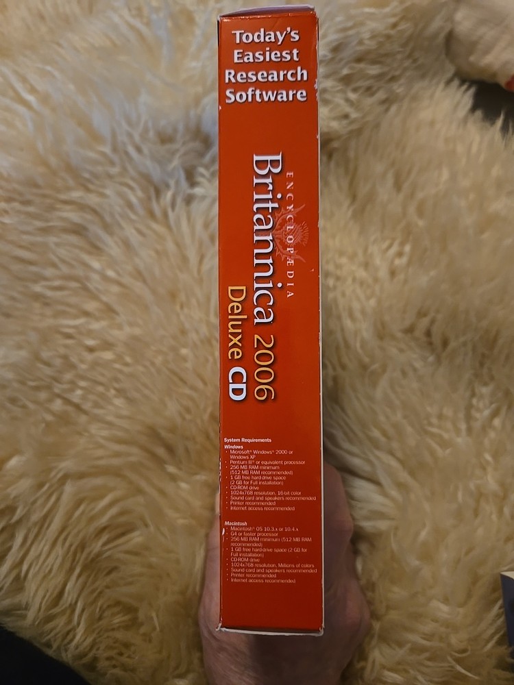 Encyclopedia Britannica 2006 Deluxe PC CD Rom Complete 3 Disc Set