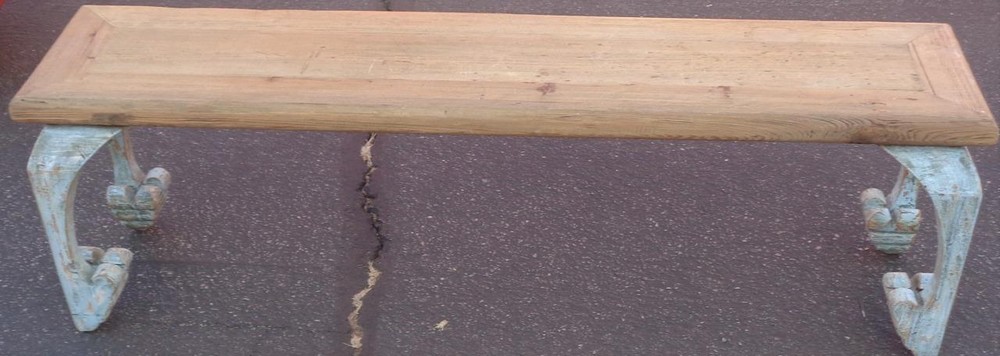 Solid Wood Bench – Great Design Style – VGC – UNIQUE BENCH – READY TO USE