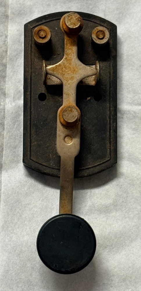 ANTIQUE MORSE CODE TELEGRAPH KEY CIRCA 1900'S