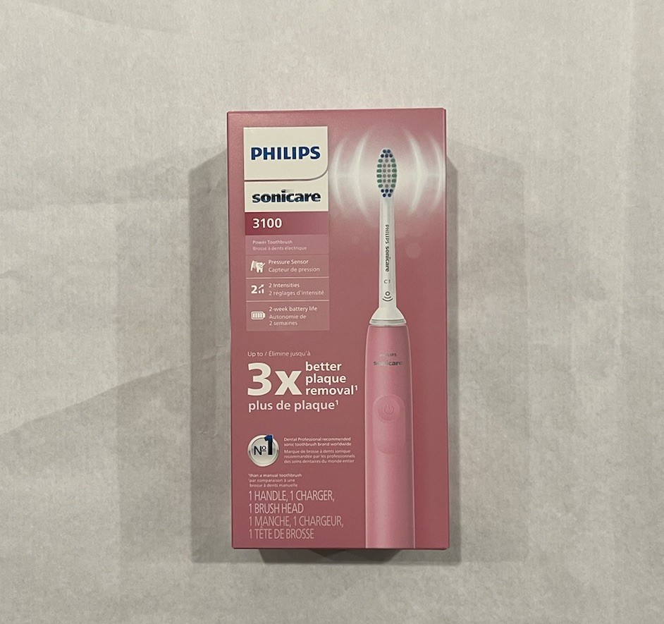Philips Sonicare 3100 Rechargeable Electric Toothbrush Pink ( HX3681/06) NEW