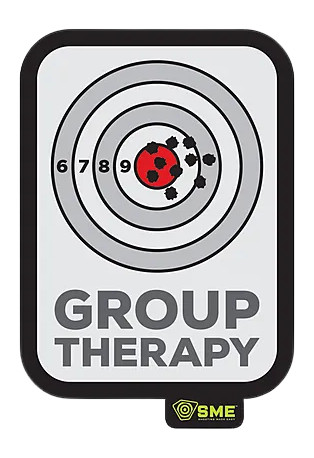 SME Shooting Made Easy Morale Patch Hook & Loop Closure - Group Therapy