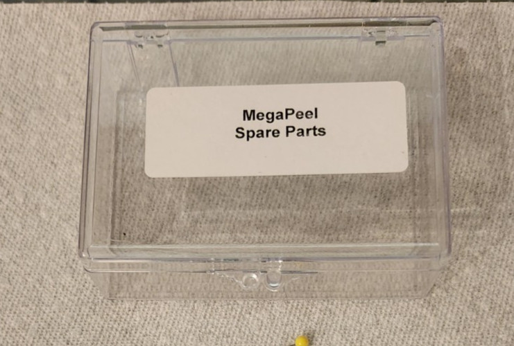 Mega Peel Silver Handpiece for Microdermabrasion Machine Additional Tips Include