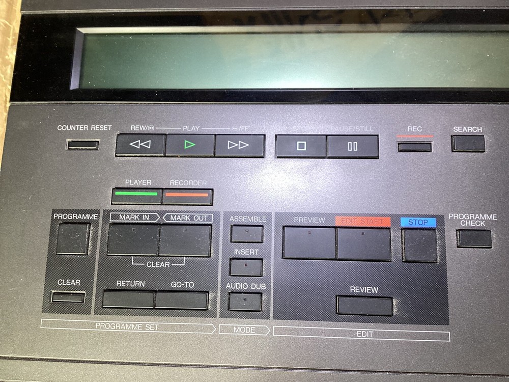 Panasonic AG-A96 Video Production Editing Controller w/ Textbook , Original Box