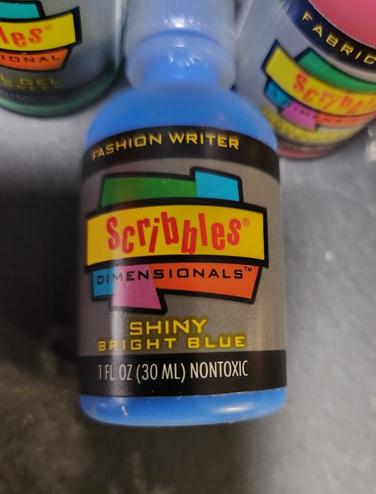 5 Scribbles Fabric Writer, Dimensional Fabric Paints, New