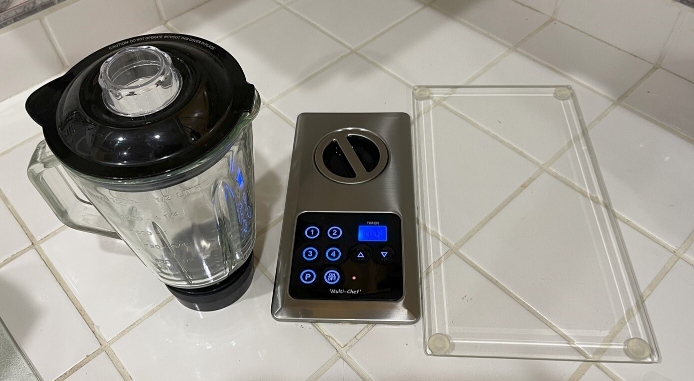 Built-in Blender: (Replaces Nutone Food Center) 1000W + Cover + 6 cup Gl Blender