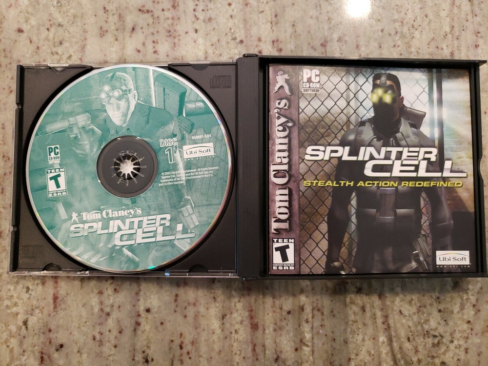 PC Action Game 2002 Tom Clancy Splinter Cell Stealth Action Redefined XP 2000 98