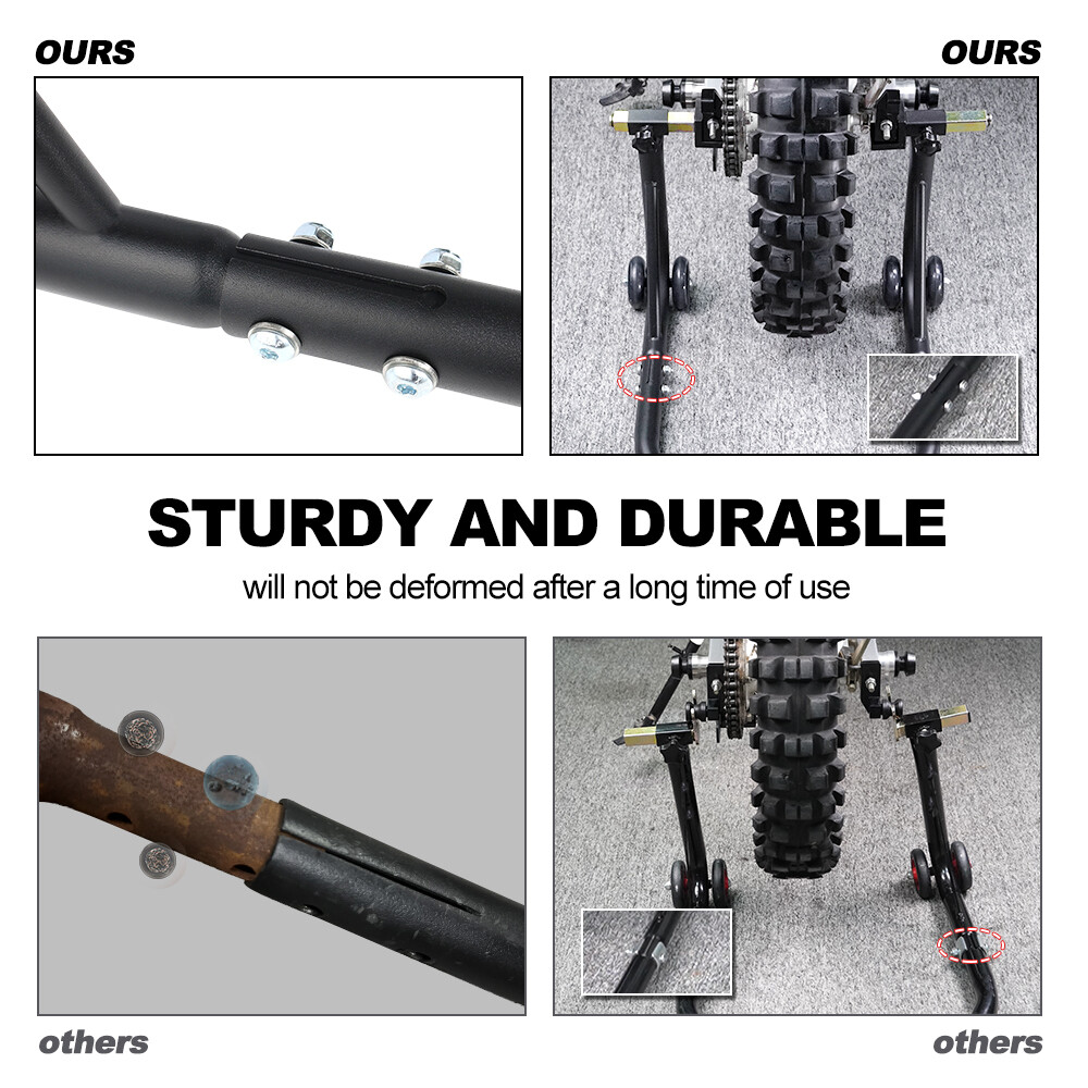 Rear Wheel Paddock Stand Swingarm Lift Fit For Kawasaki Ninja 650 ER-6n KLR650