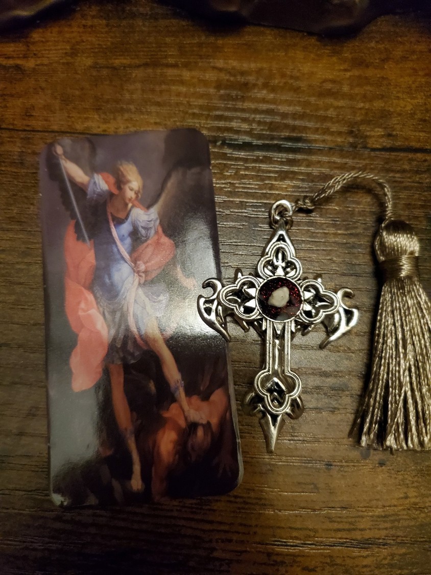 St. Michael Sword Cross Stone Cave Monte Sant’Angelo Gargano Italy