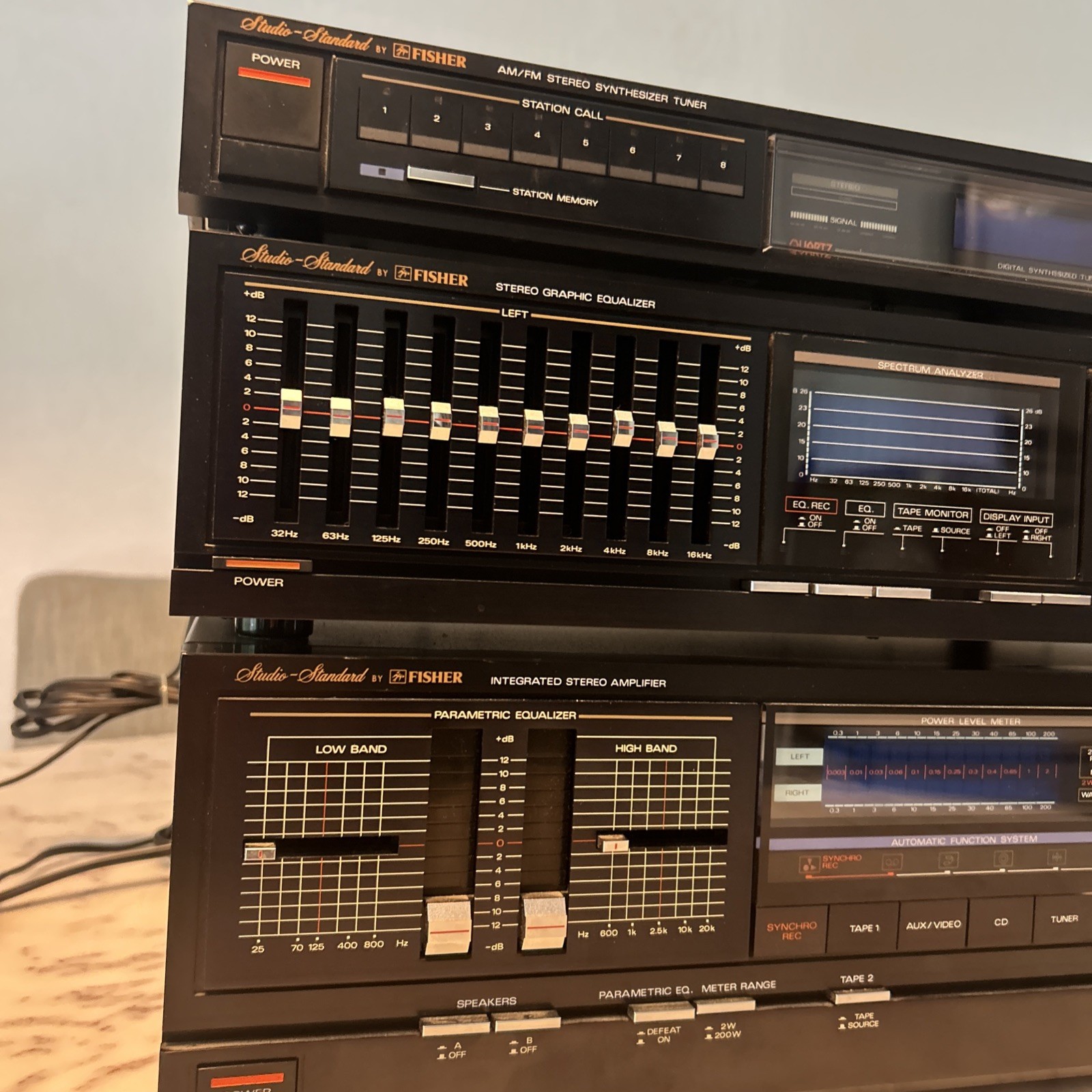 Fisher CA-276 S + EQ-FM-276 and eq-276. 3 lot set.