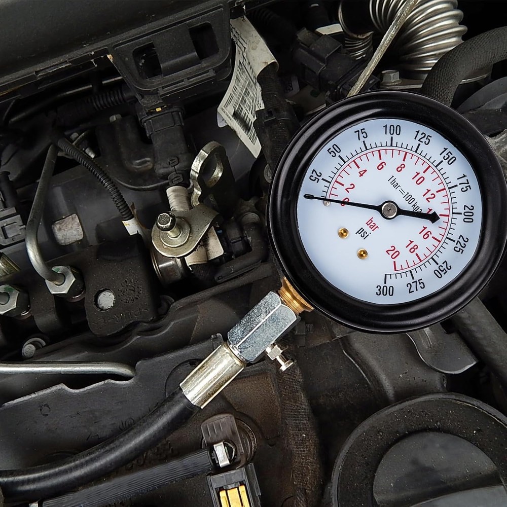 Engine Cylinder Compression Gauge Tester Kit Gas Engine Diagnostic Testing Tool