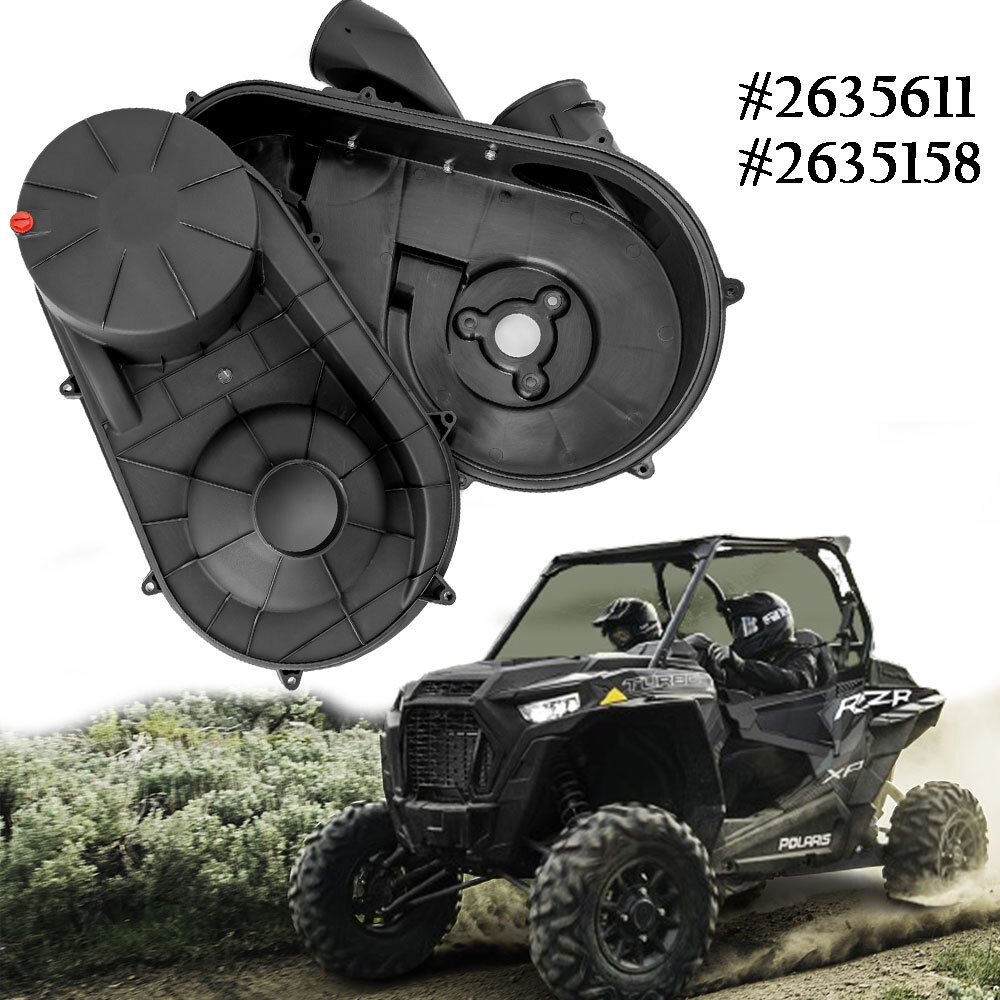 Outer & Inner Clutch Belt Cover For 2016-23 Polaris General 1000 2635158 2634179