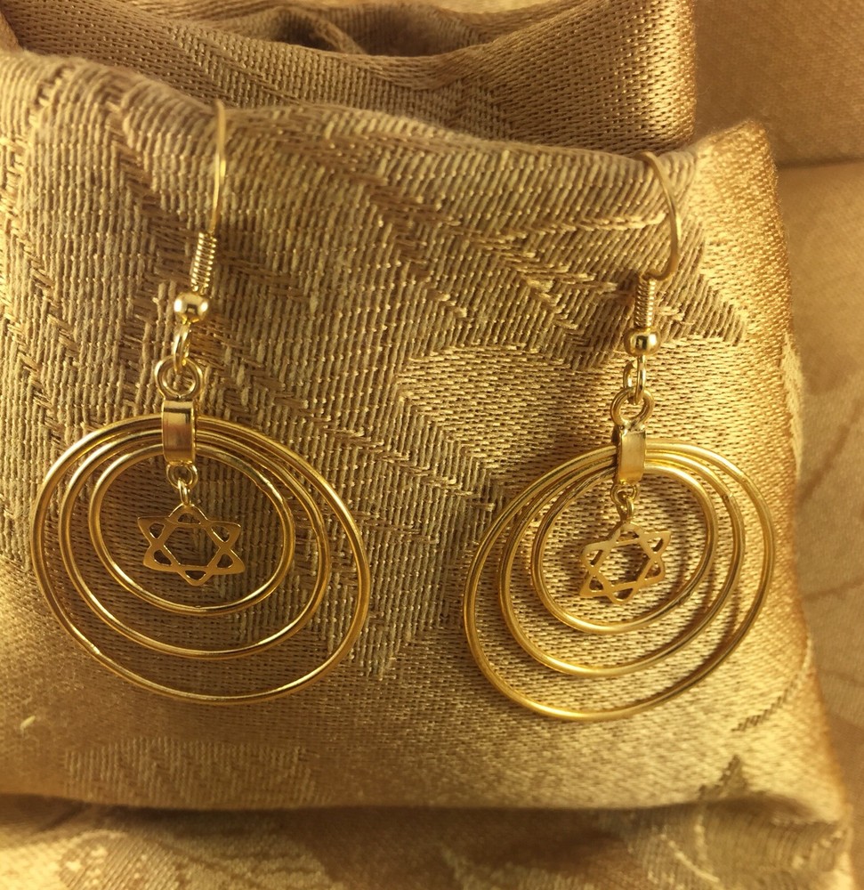 Gold Plated Earrings Handmade