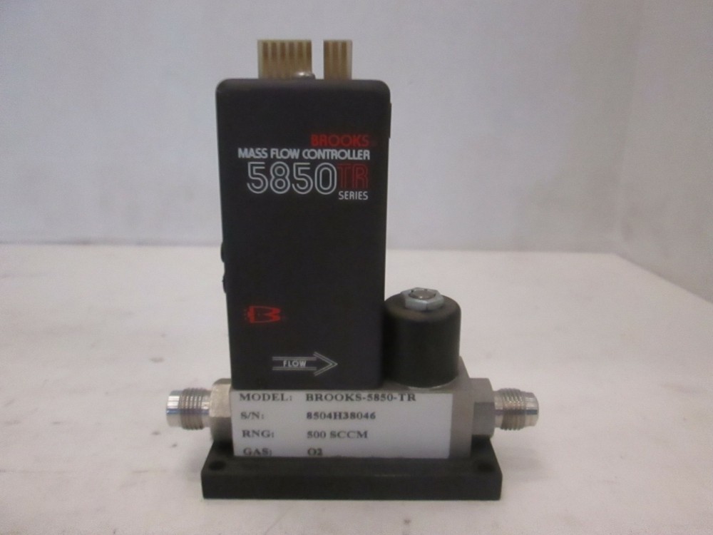 Brooks 5850TR, Mass Flow Controller MFC, O2, 500 SCCM, Used