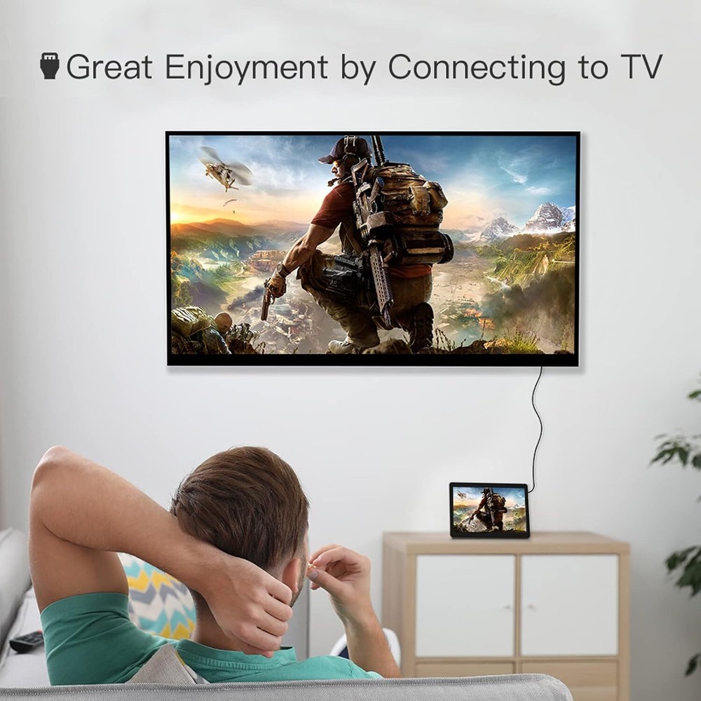 Dragon Touch Android Tablet 10 inch WiFi Tablet Quad Core Processor Dual Camera