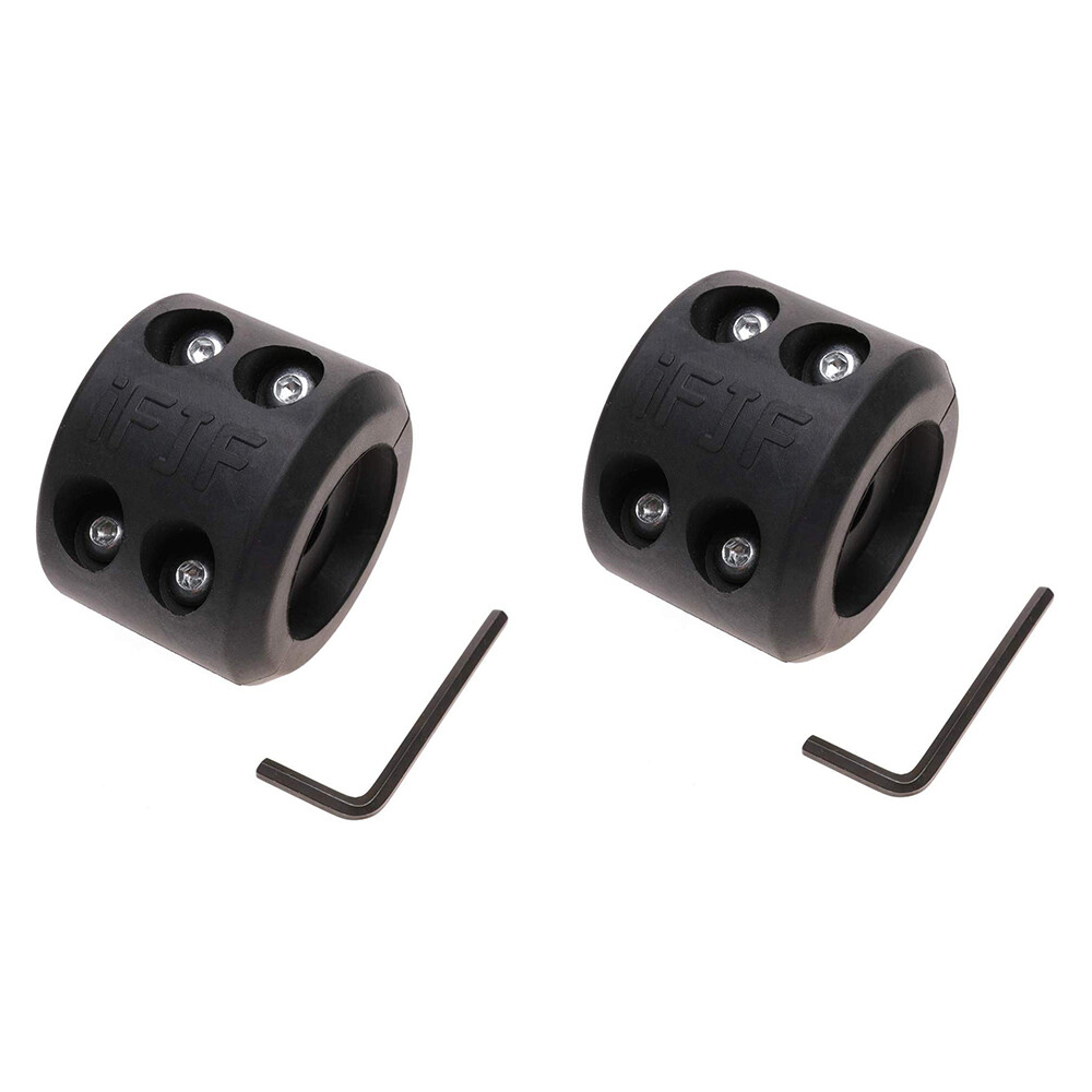 2xFor ATV UTV Winch Split Cable Hook Stop Stopper Set Rubber Cushion
