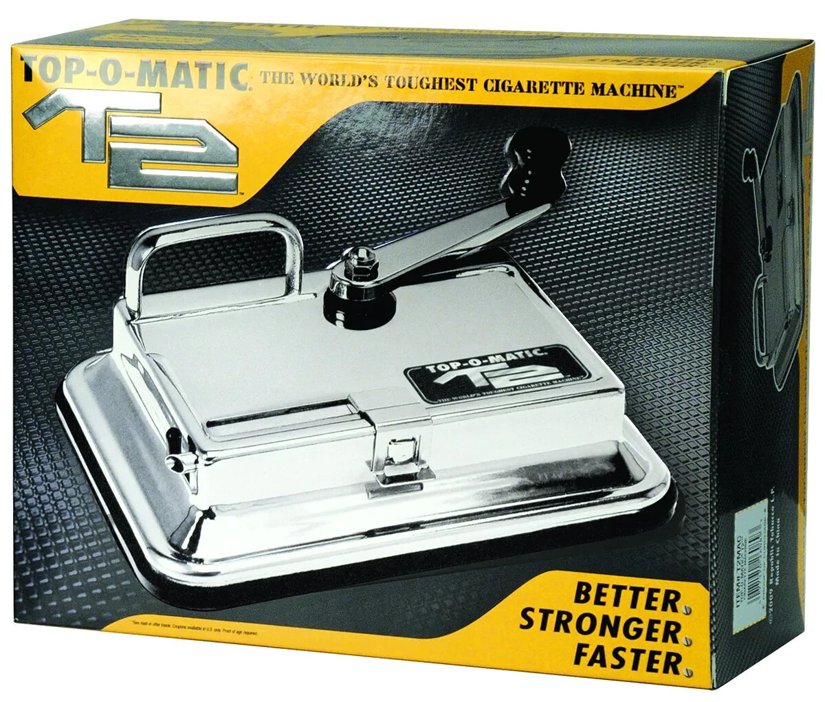 😎💛 NEW TOP-O-MATIC CIGARETTE ROLLING MACHINE T2 💜 SPECIAL EDITION 🔥 T2MAC