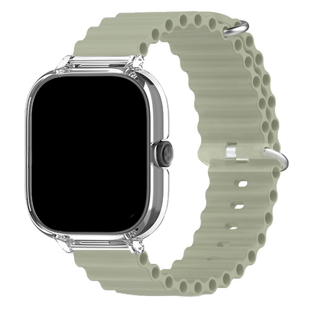 Silicone Replacement Wristband for with Transparent PC Frame Soft Strap