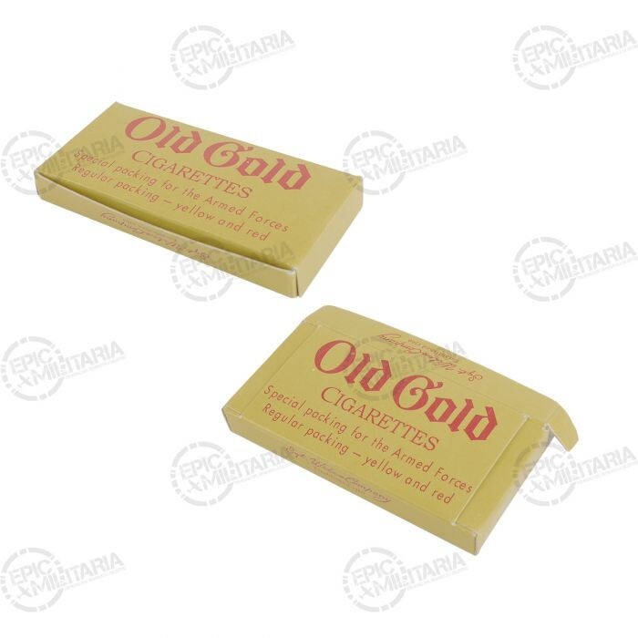 WW2 US Old Gold Cigarette Ration Box - Reproduction Empty Display Box