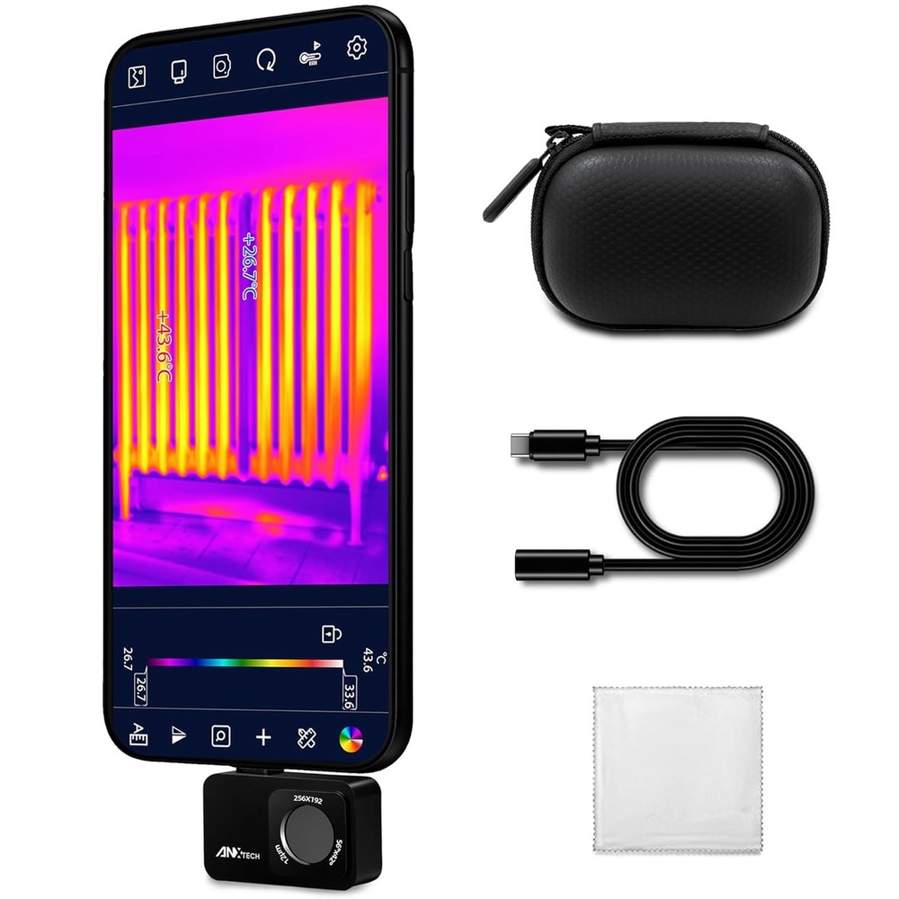 Thermal Camera for Android Thermal Imager for Smartphone 512x384 TISR Resolution