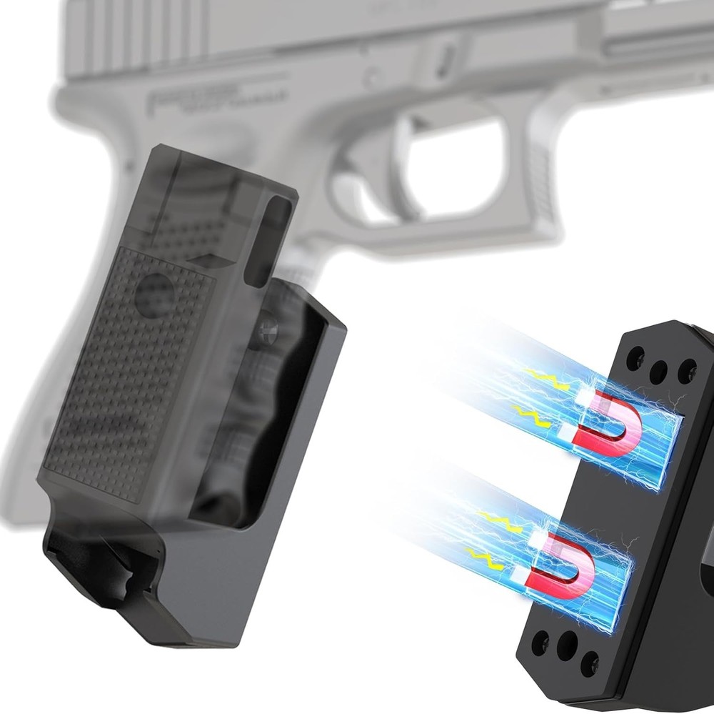 Versatile Low Profile Glock Gun Mount with Mag Holder – Secure Storage Solution