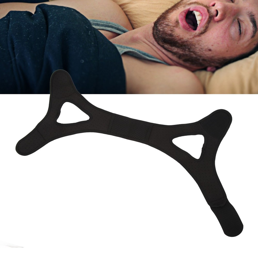 Anti Snoring Chin Strap Keep Mouth Closed While Sleeping SBR Snoring Solution❀