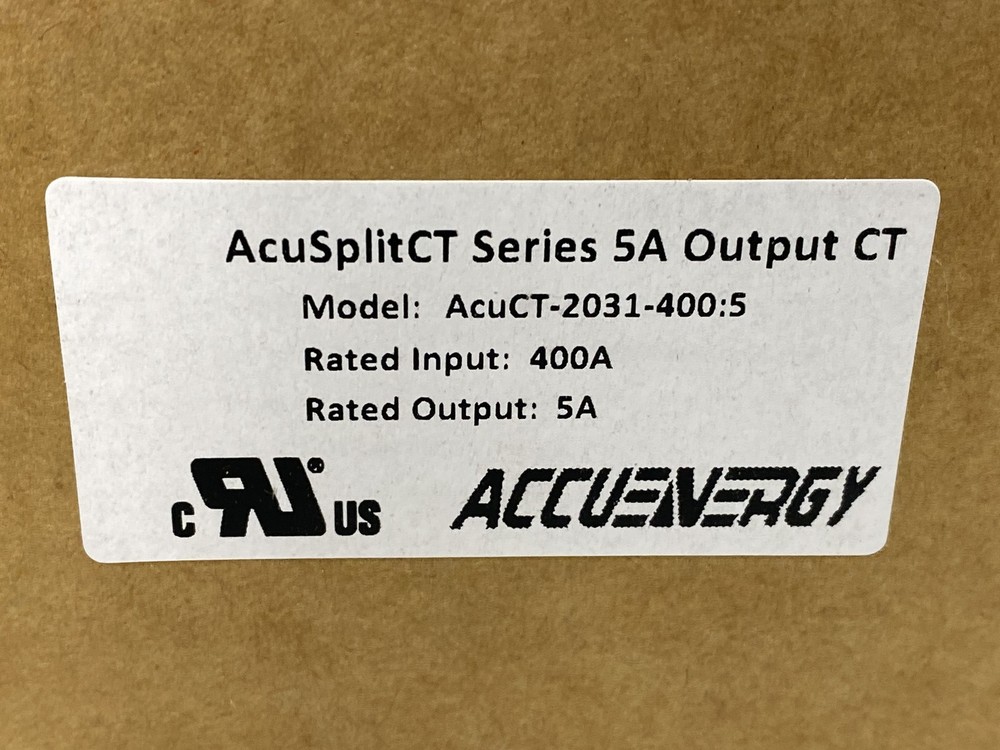 AcuCT-2031-400:5 Split-Core Current Transformer Input 400A Output 5A