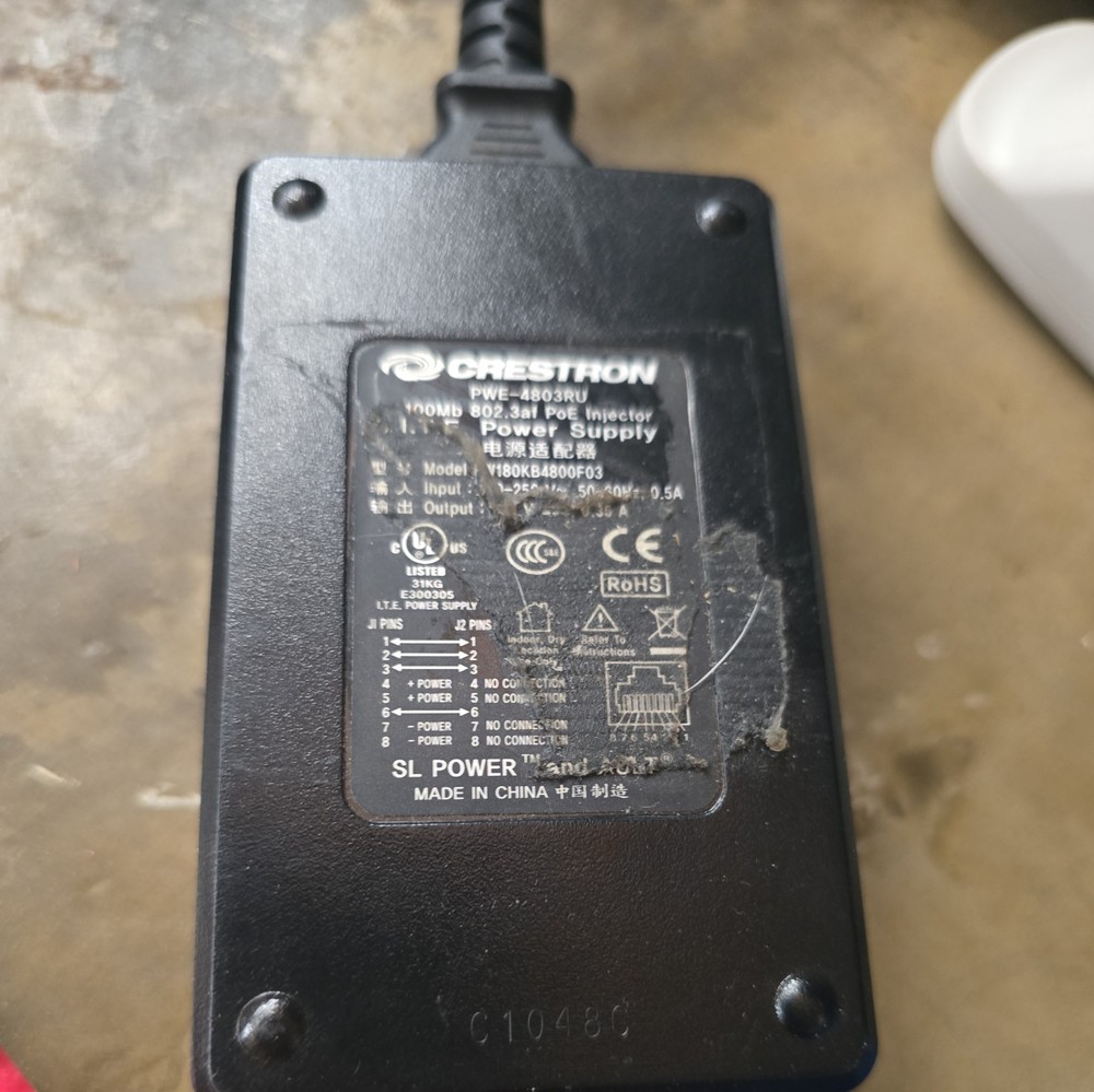 Crestron MPC-M5-B-T Media Presentation Controller Unit wall mount unit 10 button