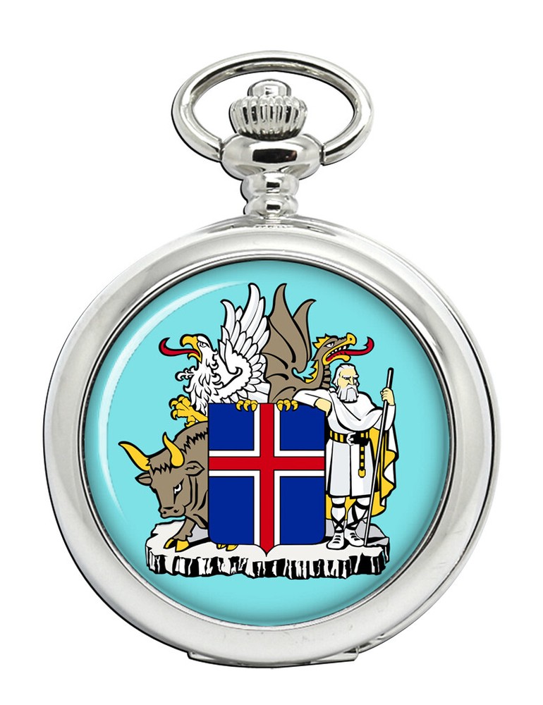 Icelandic Crest Pocket Watch