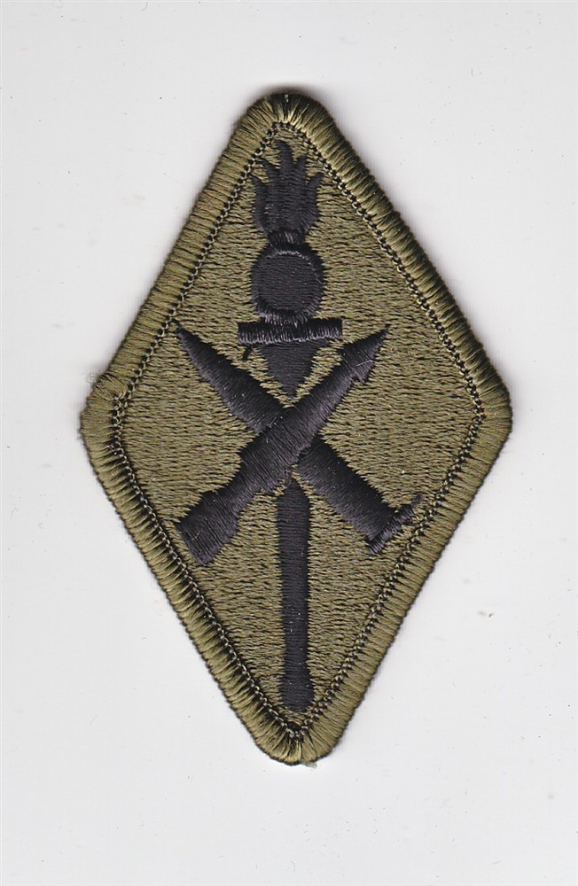 Army Patch: Missile & Munitions Center - subdued, merrowed edge