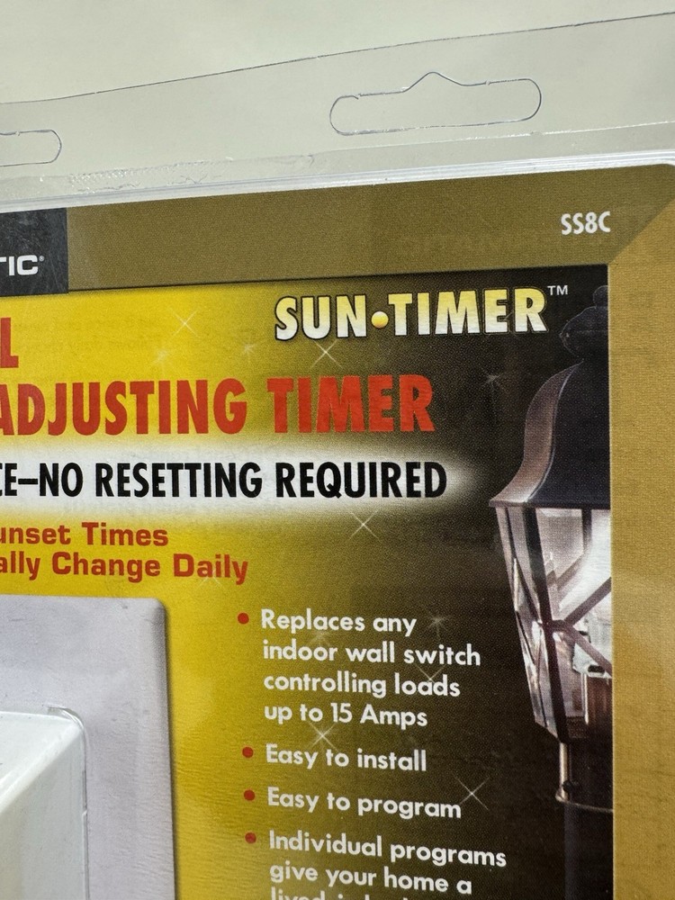 Intermatic SS8C Digital Auto Adjusting Sun Timer Programmable New Sealed