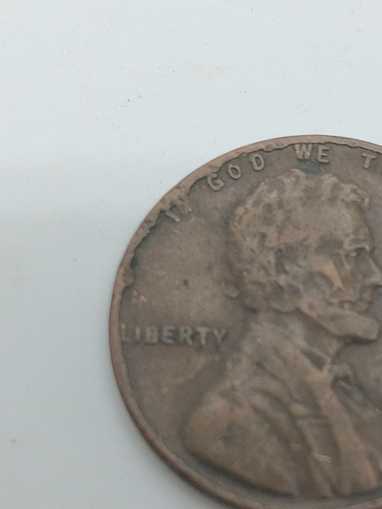 1955 D Lincoln Wheat Penny,Grease Errors?