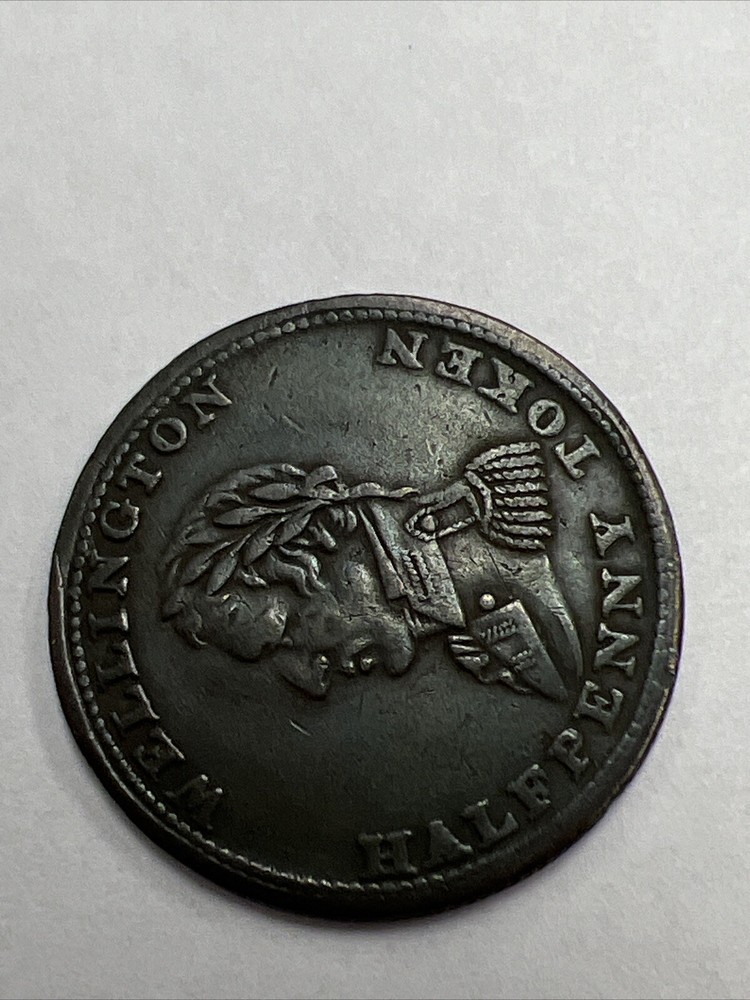 1814 Wellington Canada Halfpenny Token