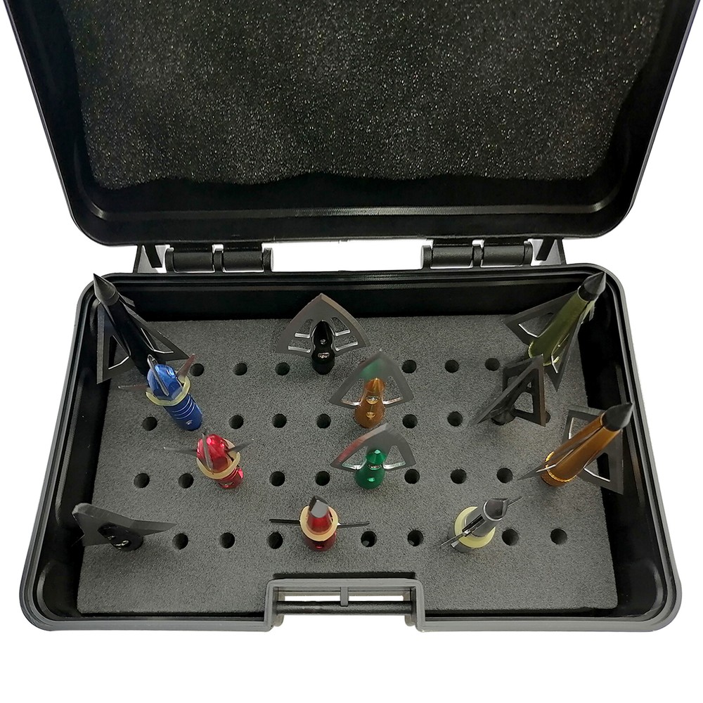 NEW PLASTIC BOX BROADHEAD PROTECTOR PORTABLE CASE CONVENIENT ARROWS STORAGE