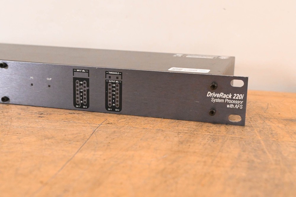 dbx DriveRack 220i System Processor w/ AFS Advanced Feedback Suppression CG01UEQ