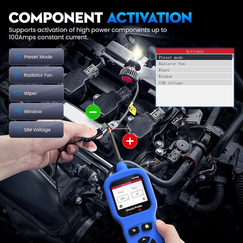 CP40 Multi-Probe Ultra Circuit Tester – Automotive Diagnostic Tool