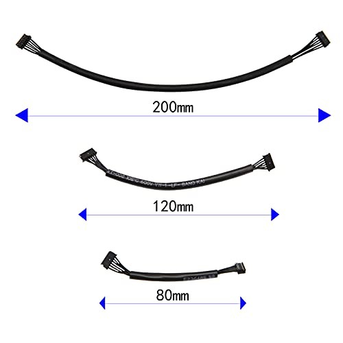 3Pcs 80/120/200mm Sensor Harness Cable Sensing Adapter Compatible with RC