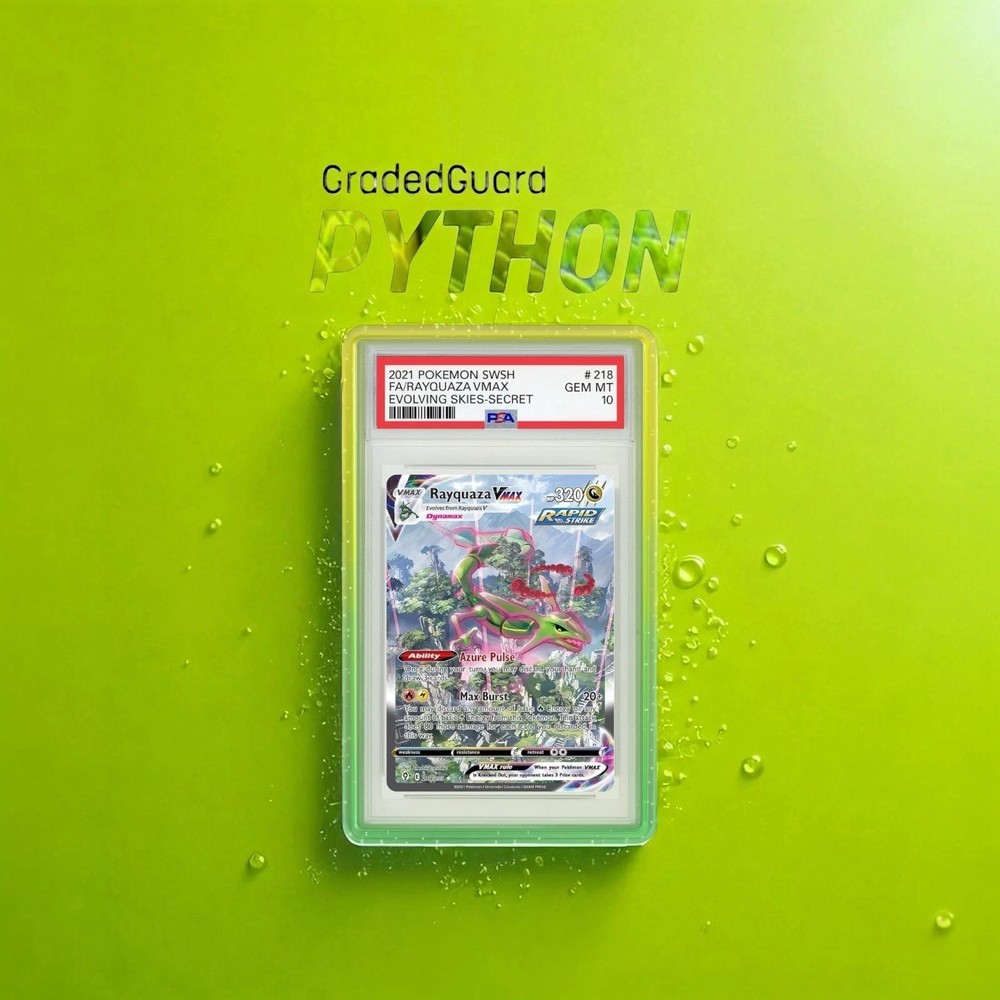 GradedGuard PYTHON Limited Edition PSA Graded Card Case Guard