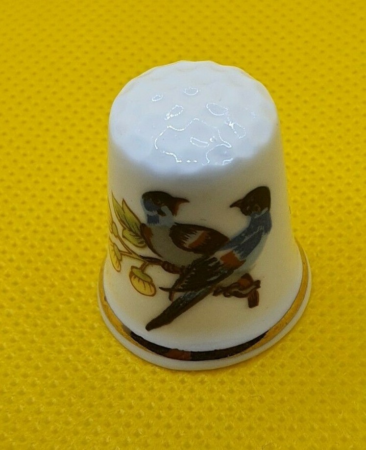 Bird on Thimble Fine Bone China VGC