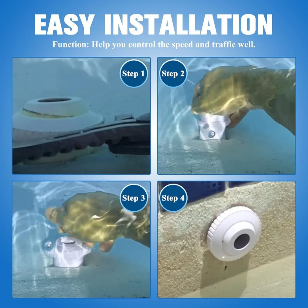New 5X For Hayward SP1419D Pool Spa Directional Flow Hydrostream Return Jet