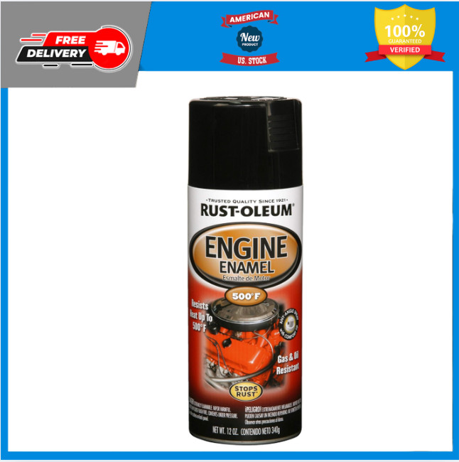 Black Gloss Coating Rust Preventive Engine Enamel High Temp Rotor Caliper Paint