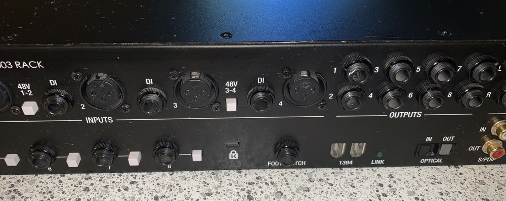 Digidesign 003 Rack / 4 Inputs / MIDI / FireWire Recording Workstation